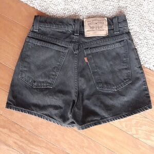 Rare Vintage 90's Blank Orange Tab Levi's 912 Slim Fit Shorts size 7